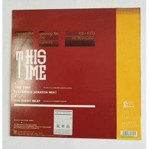Kenjiro Sakiya 崎谷健次郎 This Time 1988 見本盤 Japan Promo 12" Single Vinyl LP ***READY TO SHIP from Hong Kong***
